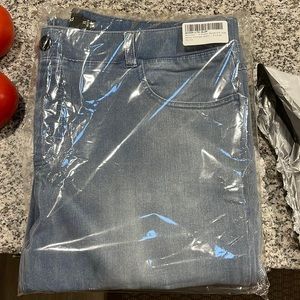 New in bag Betabrand Yoga Pant Denim Jeans size XL Petite in classic
